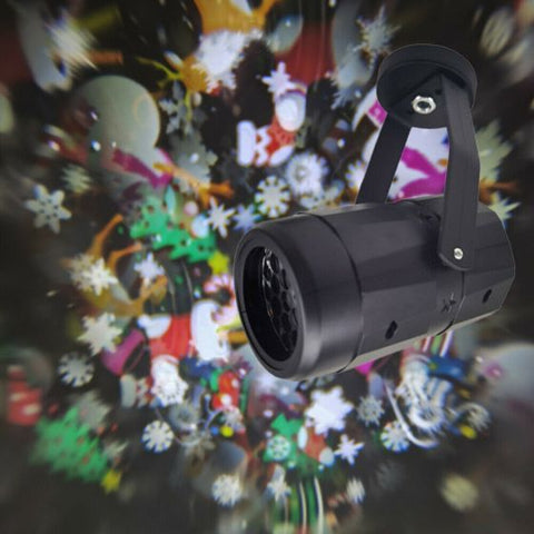 Christmas Laser Projector Merry Christmas High-brightness 16 Pattern Automatic Rotating Indoor