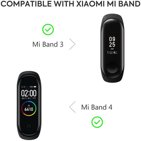 For Xiaomi Mi Band 4 3 Silicone Wrist Strap Replacement Smart Watchband Bracelet