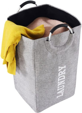 Foldable Laundry Hamper Bag with Handles Collapsible Dirty Clothes Basket for Washing Storage