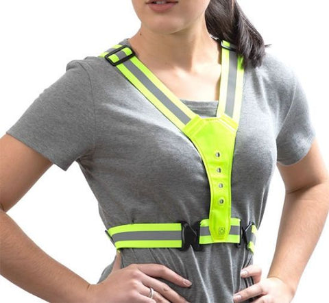 LED Reflective Running Vest