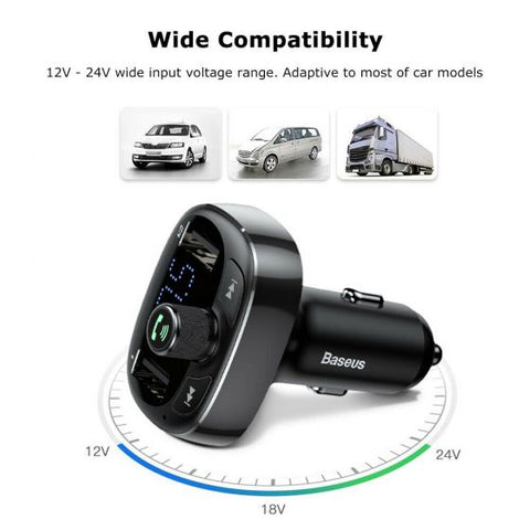 Bluetooth MP3 charger with car holder