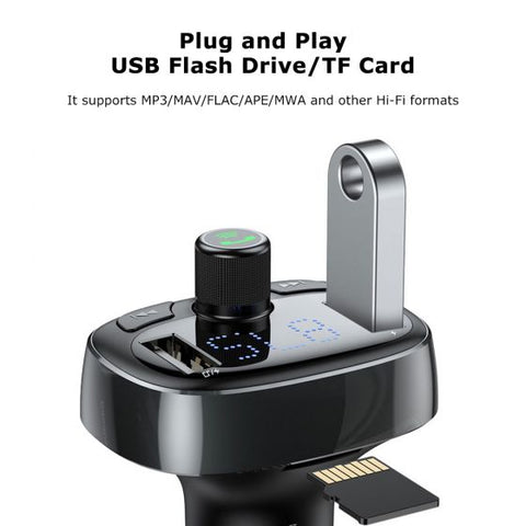 Bluetooth MP3 charger with car holder