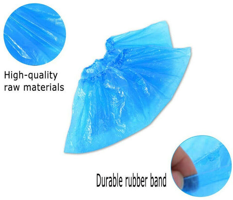 Waterproof Plastic Shoe Covers Rain Outdoor Room Disposable Overshoes