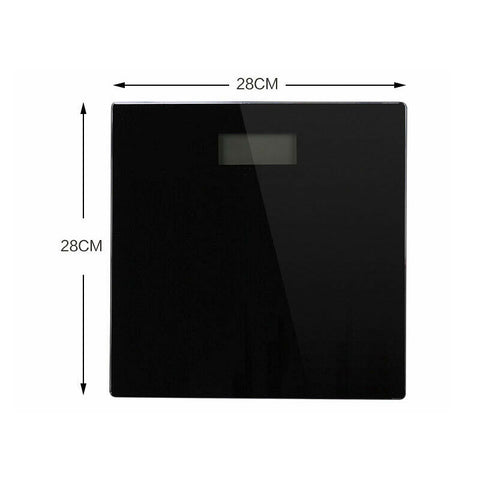 Electronic Digital Backlit Glass Body Bathroom Scale 180KG scales Gym Weight