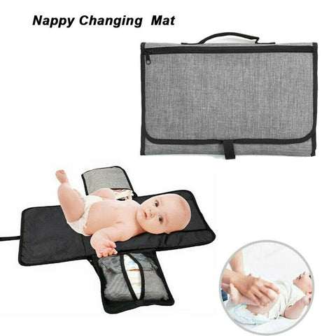 Portable Baby Infant Urine Changing Mat Pad Nappy Cover Waterproof Change Clutch