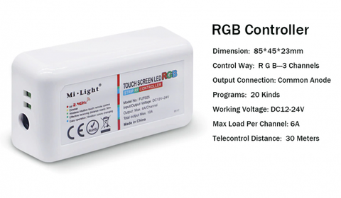 10M RGBWW LED Light With touch Screen controller &  Adapter