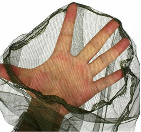 OUTDOOR MOSQUITO FLY HEAD NET INSECT MESH HAT BEE BUG MOZZIE FISHING PROTECTOR