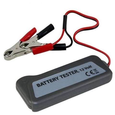 12V Digital Battery Alternator Tester For Car Motorcycle Trucks with 6 LED Lights Display Indicators