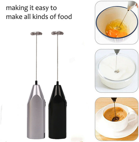 Electric Kitchen Mini Foamer Milk Frother Egg Beater Stirrer Whisk Mixer Tool AU