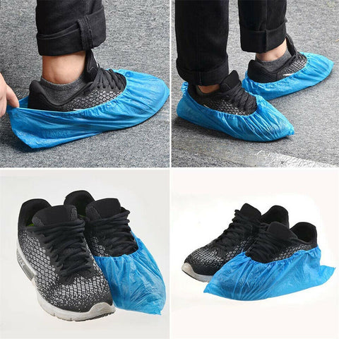 Waterproof Plastic Shoe Covers Rain Outdoor Room Disposable Overshoes