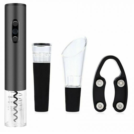 Electric Wine Opener Gift Set