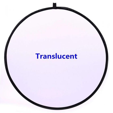 60x60cm 5 In 1 Multi Disc Photography Studio Photo Oval Collapsible Light Reflector Handhold Portable Photo Disc