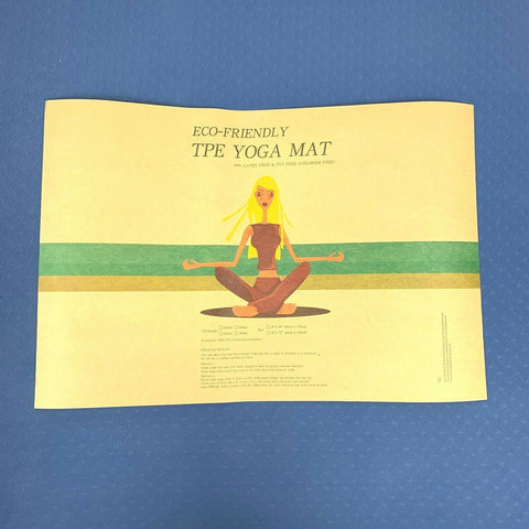 8mm TPE Yoga Dual Layer Mat Eco Friendly Exercise Fitness Gym Pilates