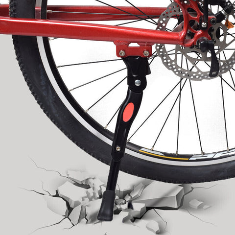 Bicycle MTB Bike Kickstand Adjustable Side Prop Foot Kick Stand Parking Support