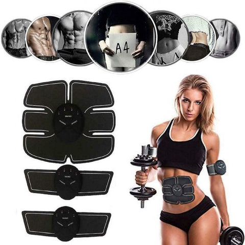 Electronic Muscle Stimulation EMS Training Device Toner Belt with USB Rechargeable cable