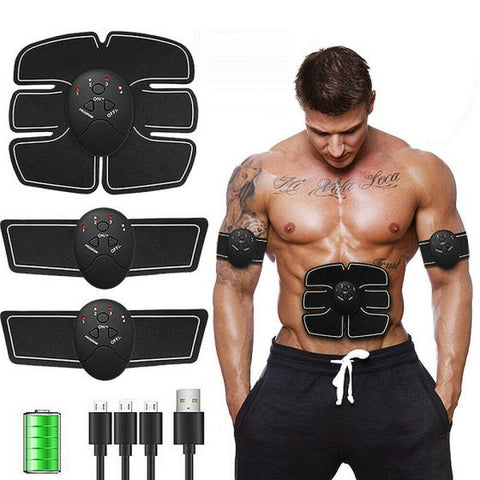 Electronic Muscle Stimulation EMS Training Device Toner Belt with USB Rechargeable cable