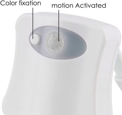 Toilet Motion Sensor Light, 16 Colors Changing Sensor LED Washroom Night Light Inside Toliet Lamp, PIR Motion Activated Waterproof Bathroom Accessory, Fits Any Toilet