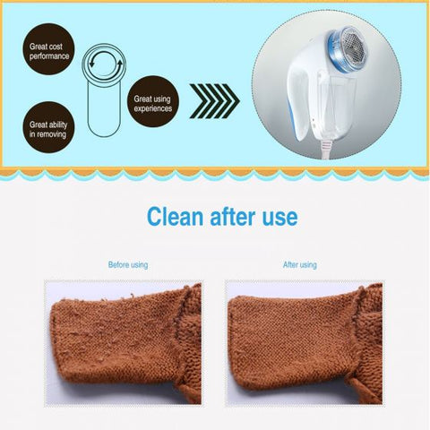 Handheld USB Lint Remover Clothes Sweater Sofa Clothes Fuzz Fluff Trimmer