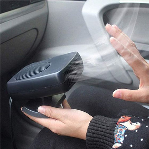 Car Universal 12V 200W Portable Electric Heater Heating Dryer Fan Defroster Demister