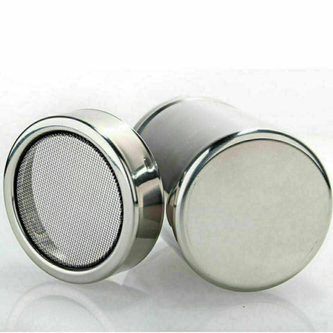 Stainless Steel Icing Sugar Cocoa Coffee Shaker Flour Duster Chocolate Powder