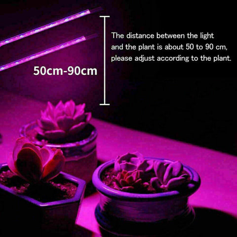 4 Head 40W 80 LED Grow Light Growing Veg Flower Indoor Clip Plant Lamp