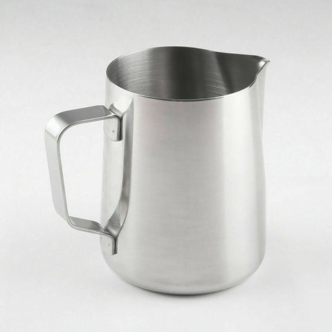 600ml Stainless Steel Thermometer Milk Pitcher Jug