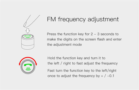 Baseus Handsfree Wireless Bluetooth Car FM Transmitter