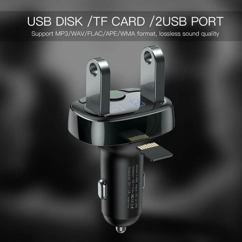 Baseus Handsfree Wireless Bluetooth Car FM Transmitter
