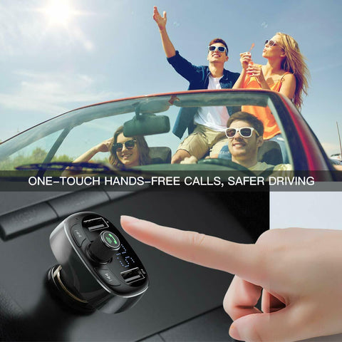 Baseus Handsfree Wireless Bluetooth Car FM Transmitter