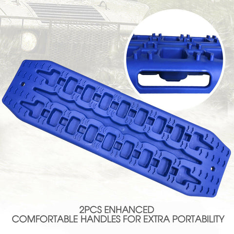 BicycleTrack 2pc 10T Sand / Snow / Mud Trax 4WD Blue