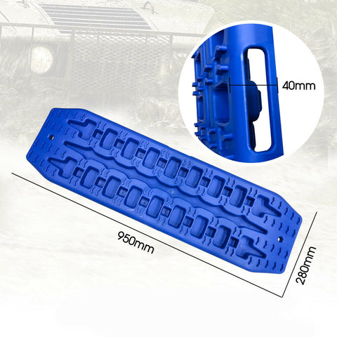 BicycleTrack 2pc 10T Sand / Snow / Mud Trax 4WD Blue