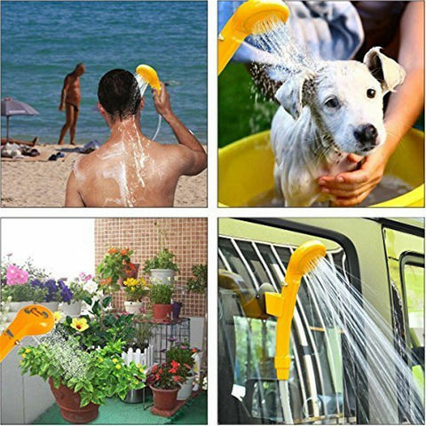 Portable Automobile Shower Set 12V Water Pump Travel Trip Camp Boat Car Caravan