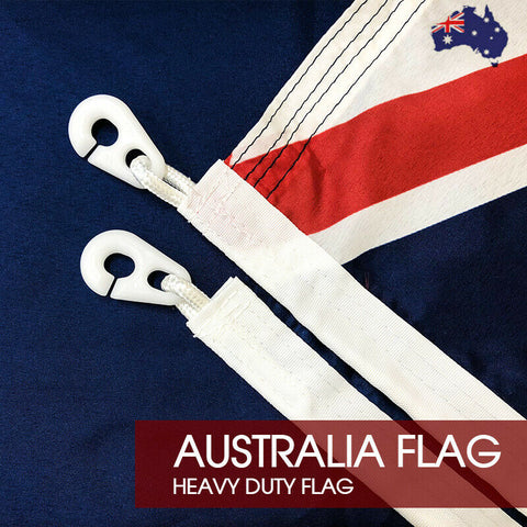 HEAVY DUTY Australian Flag Size 1800x900 With Polyester Sister Clips