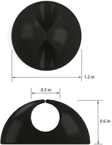 24PCS Cable Clips Management Wire Holder