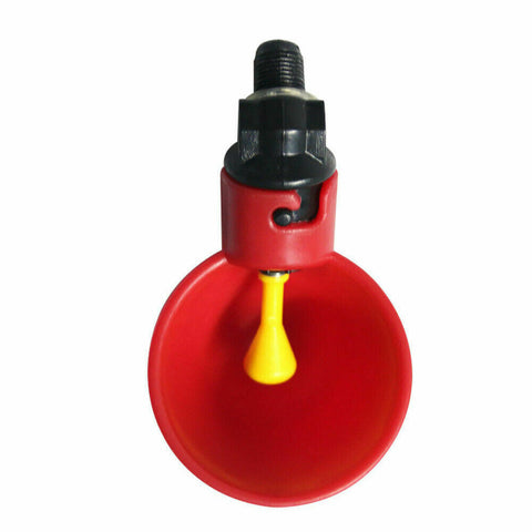 25x Automatic Cups Water Feeder Poultry Chicken Waterer