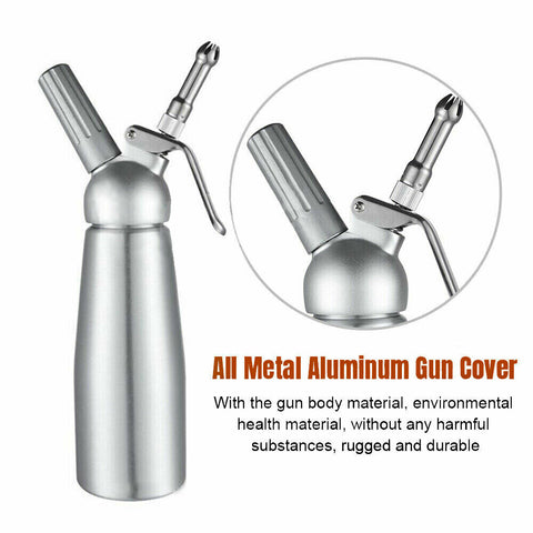 Cream Whipper Whip Coffee Dessert Butter Dispenser Chargers Foam Whipped 500ML