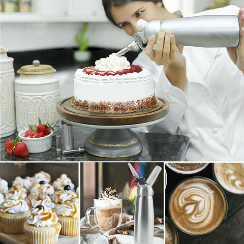 Cream Whipper Whip Coffee Dessert Butter Dispenser Chargers Foam Whipped 500ML