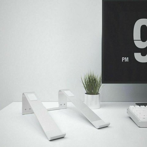 Aluminium Portable Laptop Holder Stand Tray Riser For iPad MacBook Notebook