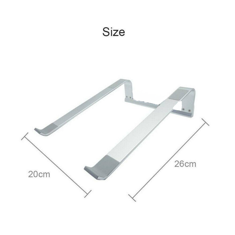 Aluminium Portable Laptop Holder Stand Tray Riser For iPad MacBook Notebook
