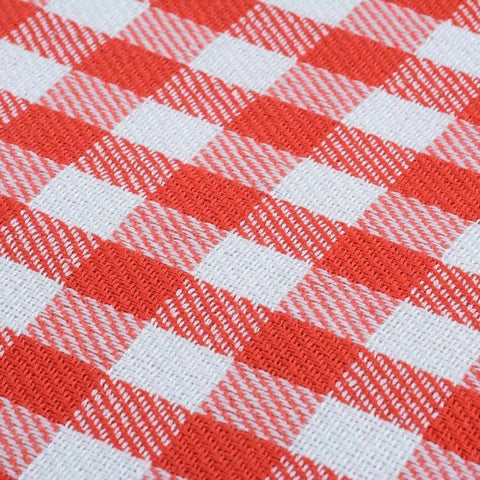 Large Picnic Blanket Premium Cashmere RED Rug Waterproof Mat Outdoor 200X200cm