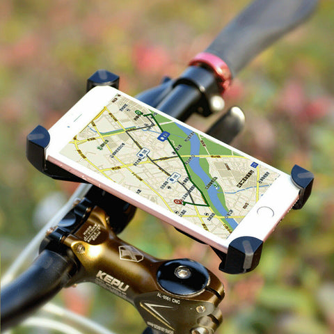 Motorcycle Bicycle Bike MTB Handlebar Mount Holder Stand For Mobile Phone GPS