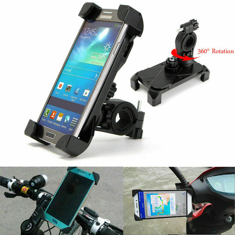 Motorcycle Bicycle Bike MTB Handlebar Mount Holder Stand For Mobile Phone GPS