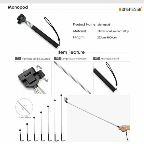 258pcs Accessories Pack Case Chest Head Floating Monopod GoPro Hero 7 6 5 4 3