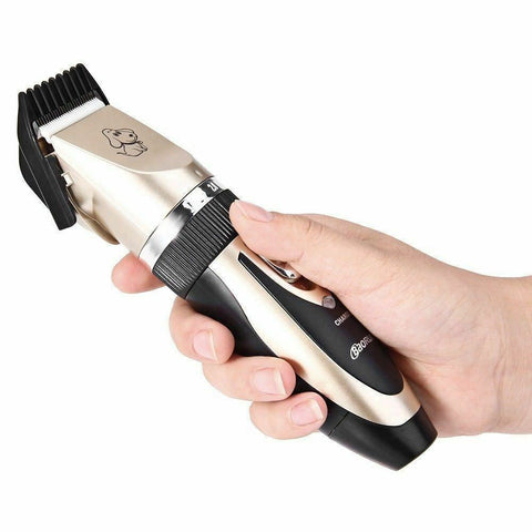 Cordless Electric Rechargeable Dog Clipper Grooming Comb Set Pet Hair Wireless