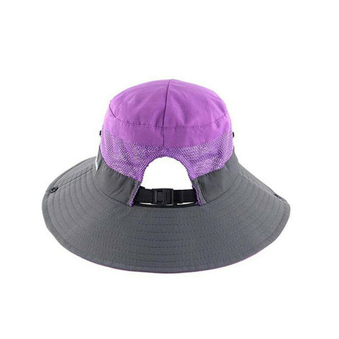 Summer Sun Protective Bucket Hat Fishing Hiking Travel Beach Big Wide Brim Cap