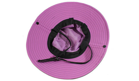 Summer Sun Protective Bucket Hat Fishing Hiking Travel Beach Big Wide Brim Cap