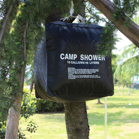 40L Portable Solar Heating Outdoor Camp Shower Bag