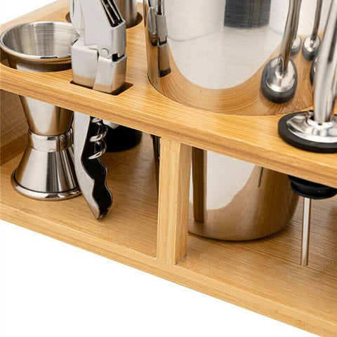 12Pcs Cocktail Shaker Set Mixer Martini Strainer Bartender Kit Spirits Maker Bar