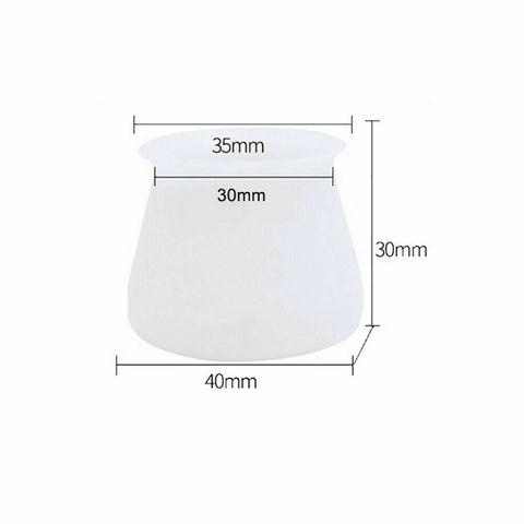 32PC Chair Leg Silicone Caps Pad Furniture Table Feet Cover Wood Floor Protector