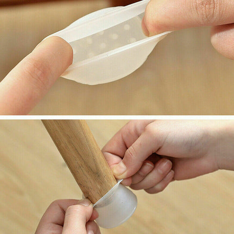 32PC Chair Leg Silicone Caps Pad Furniture Table Feet Cover Wood Floor Protector
